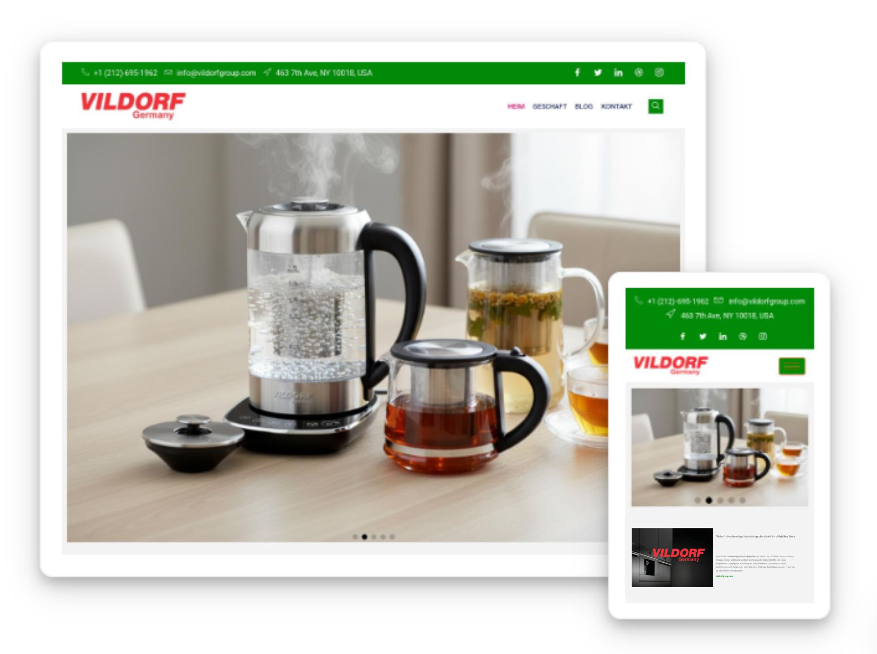 طراحی سایت برند ویلدورف توسط سئو کارما